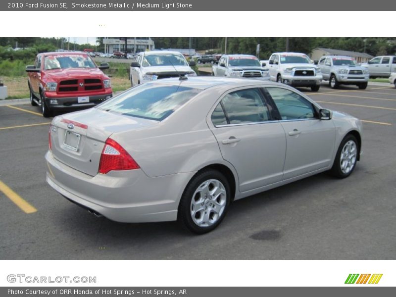 Smokestone Metallic / Medium Light Stone 2010 Ford Fusion SE