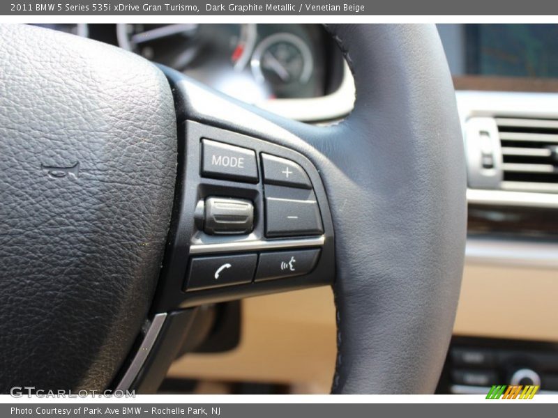 Dark Graphite Metallic / Venetian Beige 2011 BMW 5 Series 535i xDrive Gran Turismo