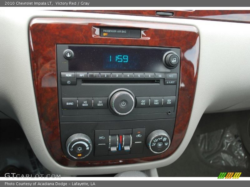 Victory Red / Gray 2010 Chevrolet Impala LT