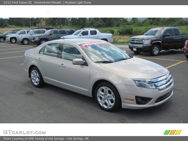 Smokestone Metallic / Medium Light Stone 2010 Ford Fusion SE
