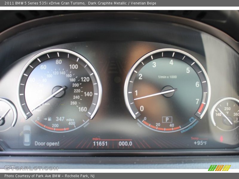  2011 5 Series 535i xDrive Gran Turismo 535i xDrive Gran Turismo Gauges