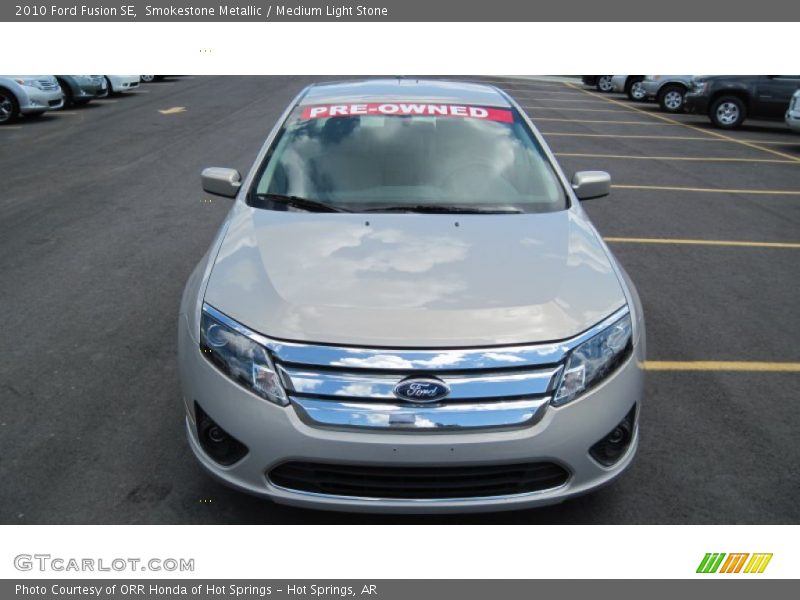 Smokestone Metallic / Medium Light Stone 2010 Ford Fusion SE