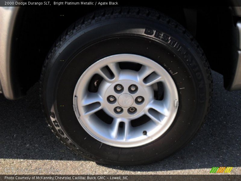 Bright Platinum Metallic / Agate Black 2000 Dodge Durango SLT