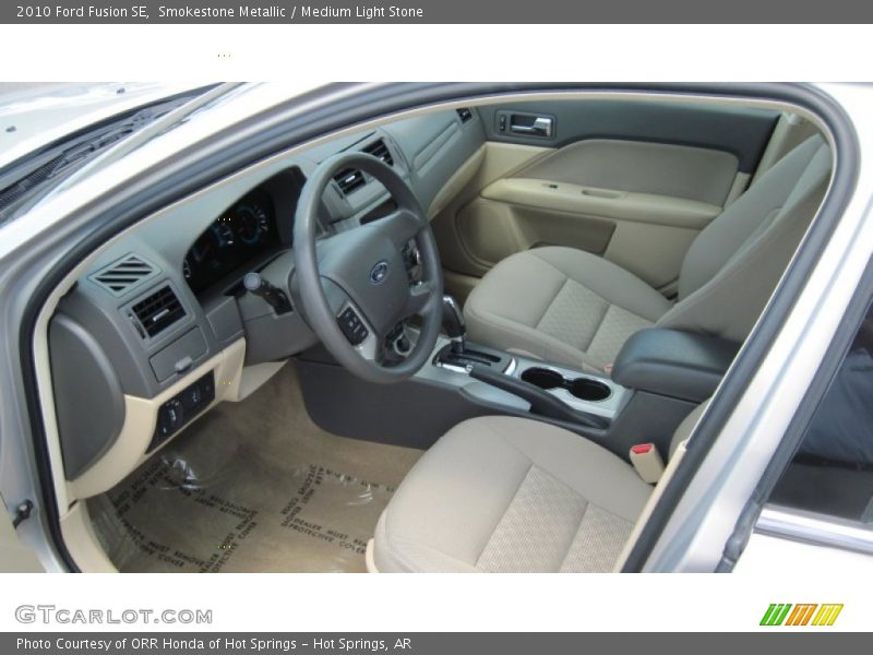 Smokestone Metallic / Medium Light Stone 2010 Ford Fusion SE
