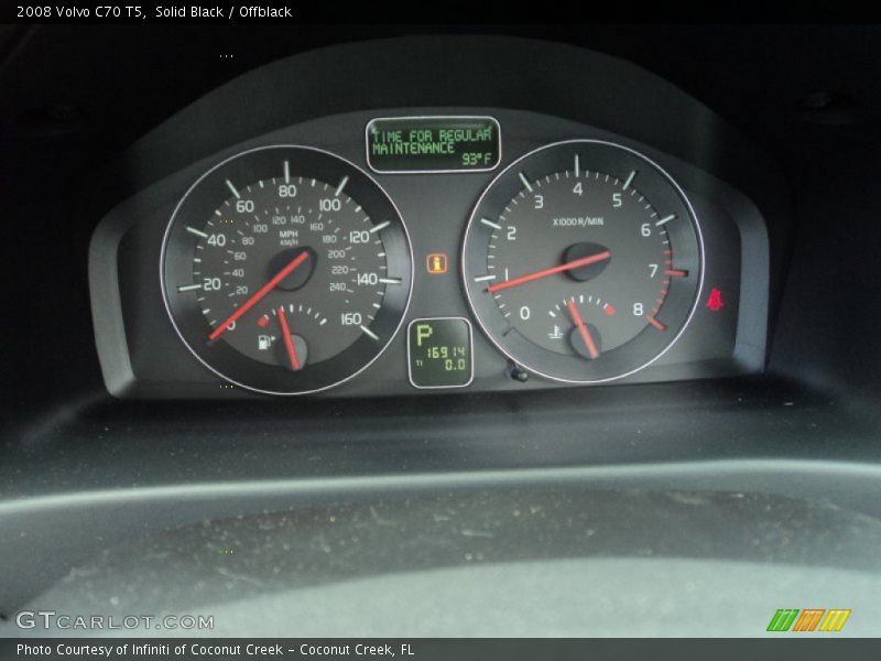 Solid Black / Offblack 2008 Volvo C70 T5