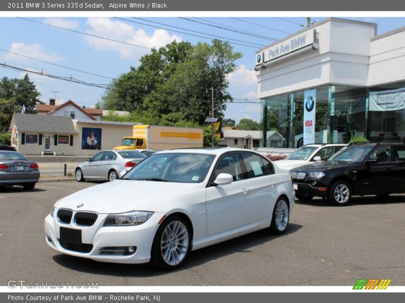Alpine White / Black 2011 BMW 3 Series 335d Sedan