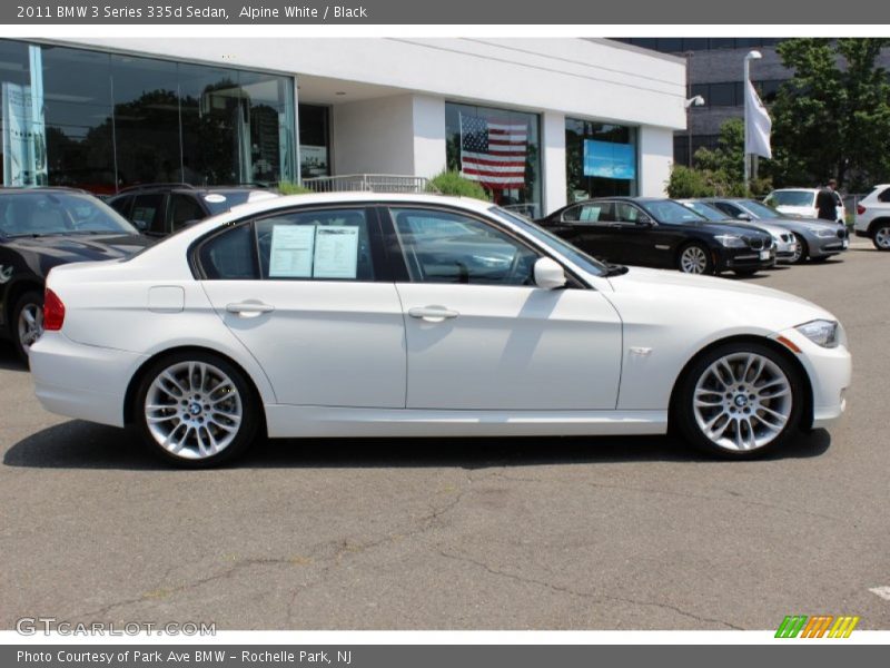 Alpine White / Black 2011 BMW 3 Series 335d Sedan