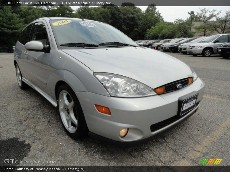 CD Silver Metallic / Black/Red 2003 Ford Focus SVT Hatchback