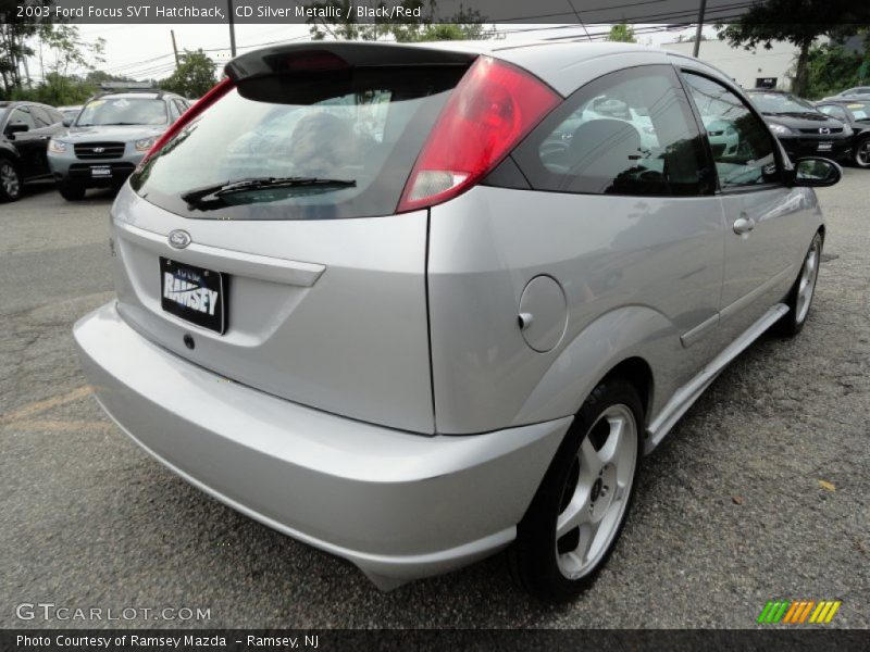 CD Silver Metallic / Black/Red 2003 Ford Focus SVT Hatchback