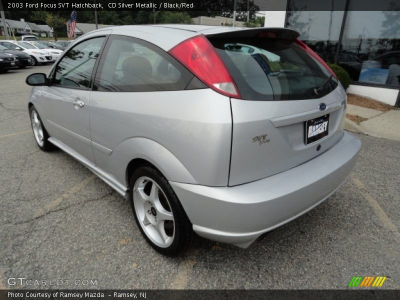 CD Silver Metallic / Black/Red 2003 Ford Focus SVT Hatchback