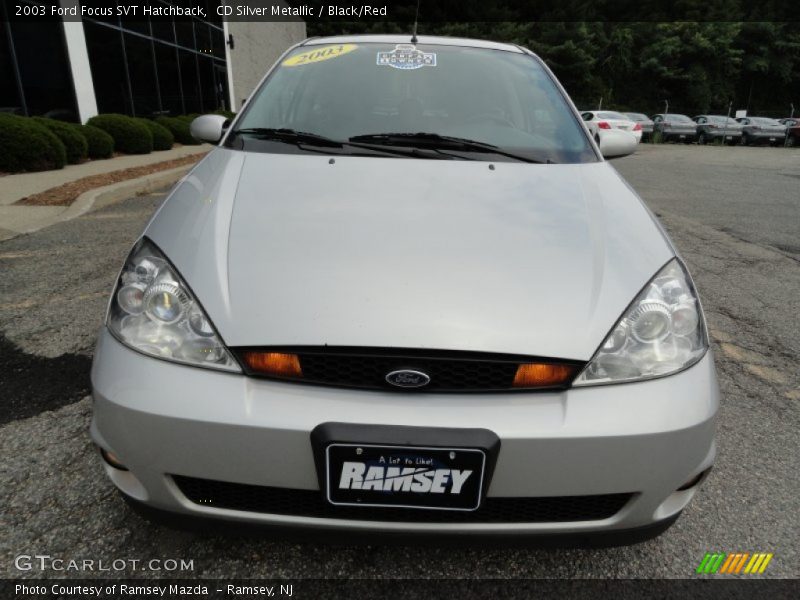 CD Silver Metallic / Black/Red 2003 Ford Focus SVT Hatchback