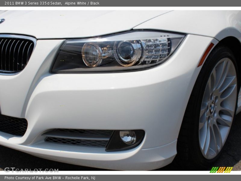 Alpine White / Black 2011 BMW 3 Series 335d Sedan