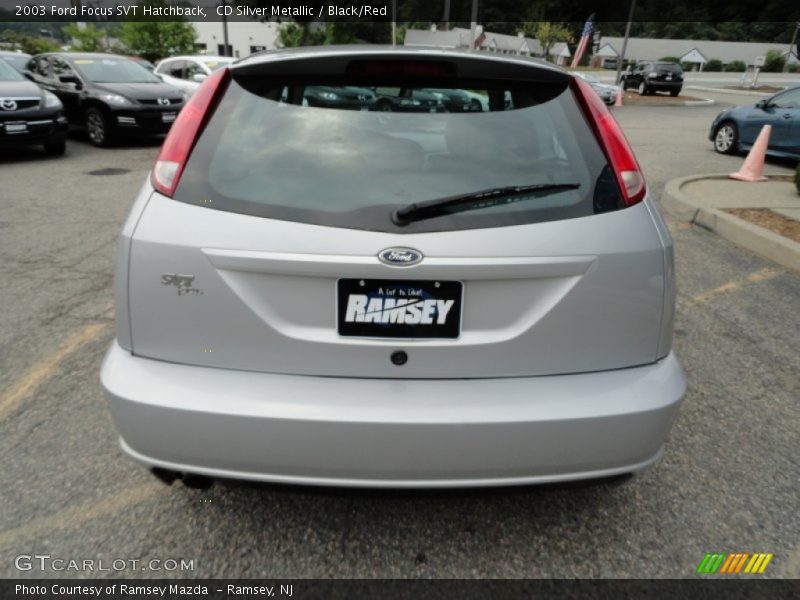 CD Silver Metallic / Black/Red 2003 Ford Focus SVT Hatchback