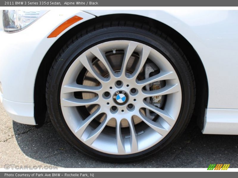 Alpine White / Black 2011 BMW 3 Series 335d Sedan