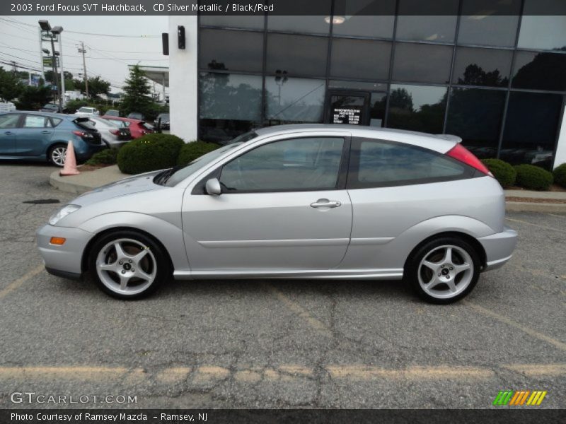 CD Silver Metallic / Black/Red 2003 Ford Focus SVT Hatchback