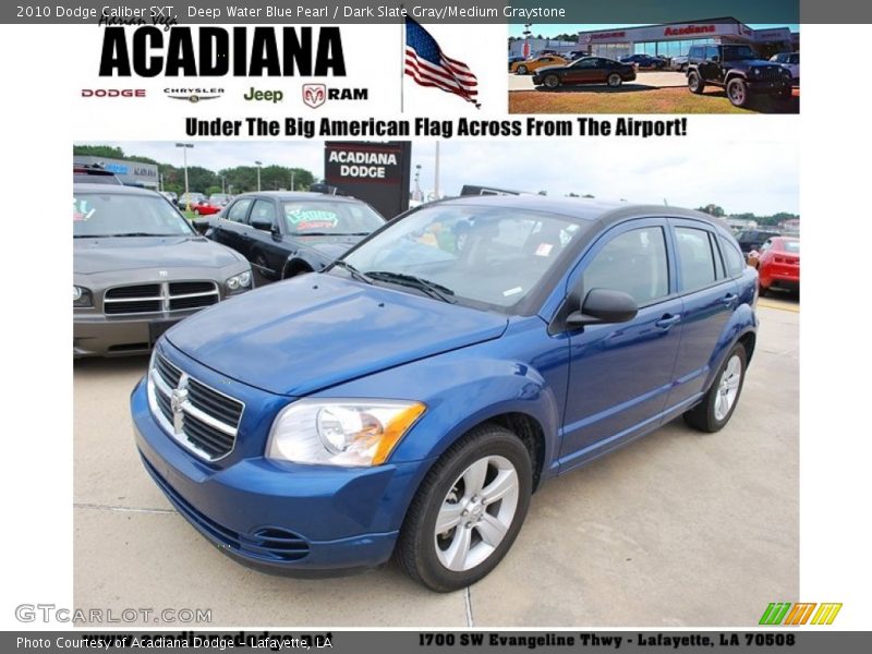 Deep Water Blue Pearl / Dark Slate Gray/Medium Graystone 2010 Dodge Caliber SXT