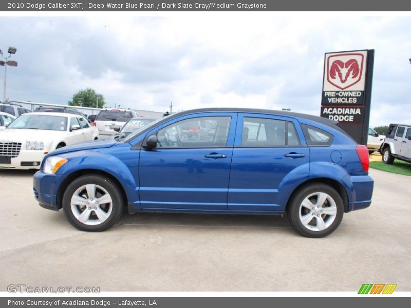 Deep Water Blue Pearl / Dark Slate Gray/Medium Graystone 2010 Dodge Caliber SXT