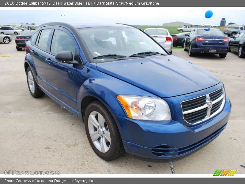 Deep Water Blue Pearl / Dark Slate Gray/Medium Graystone 2010 Dodge Caliber SXT