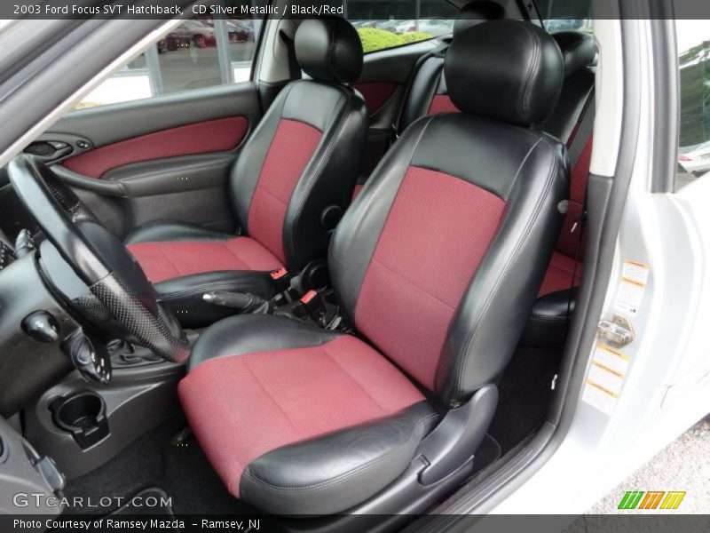  2003 Focus SVT Hatchback Black/Red Interior