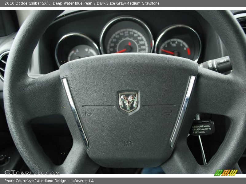 Deep Water Blue Pearl / Dark Slate Gray/Medium Graystone 2010 Dodge Caliber SXT