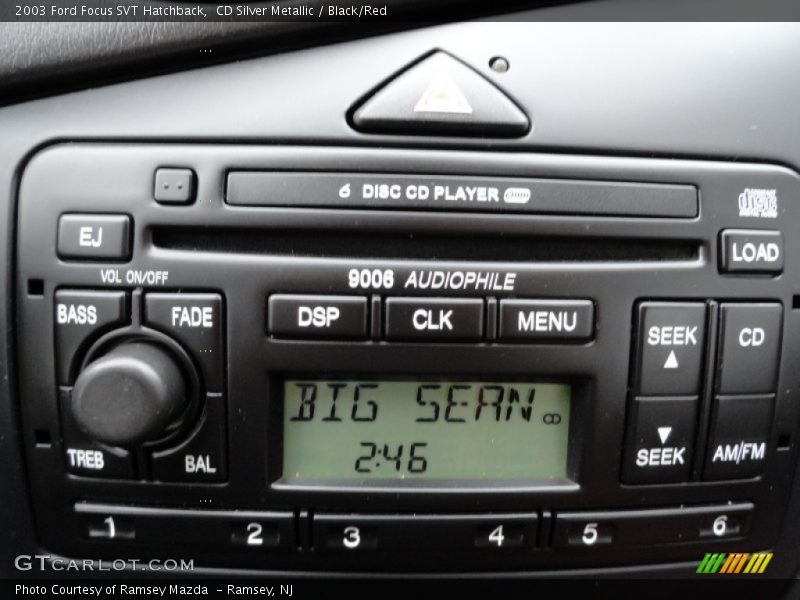 Controls of 2003 Focus SVT Hatchback