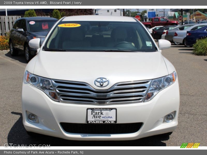 Blizzard Pearl / Ivory 2009 Toyota Venza V6 AWD