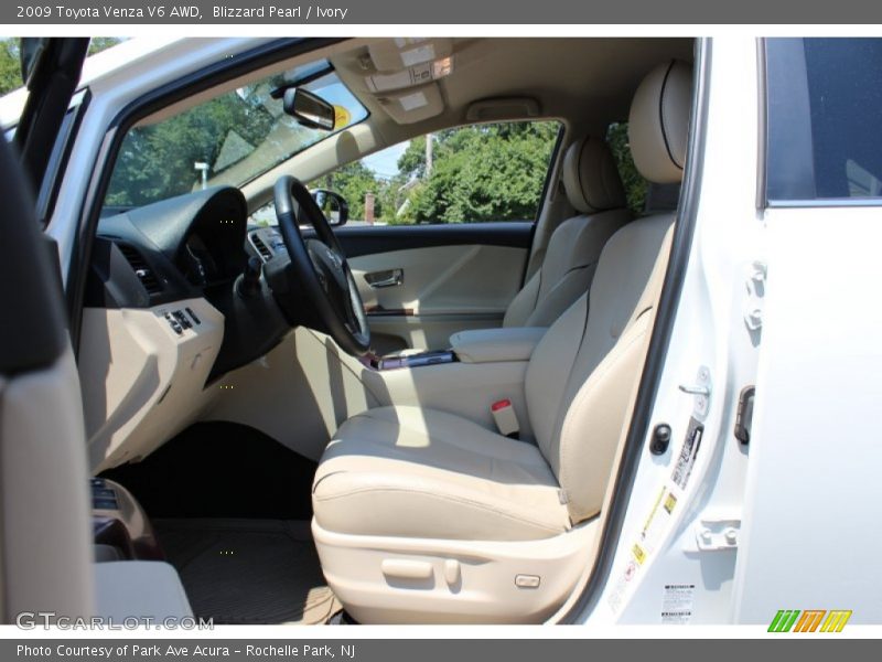 Blizzard Pearl / Ivory 2009 Toyota Venza V6 AWD