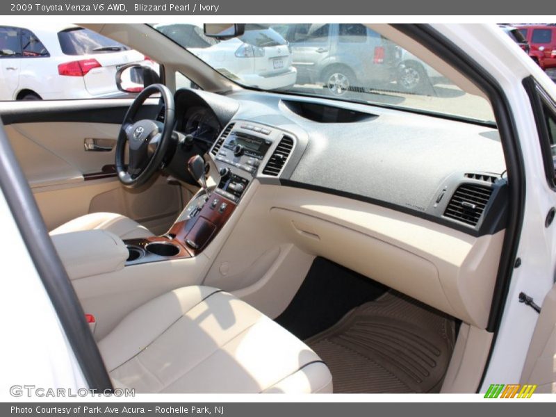 Blizzard Pearl / Ivory 2009 Toyota Venza V6 AWD