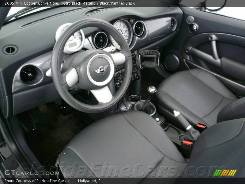 Astro Black Metallic / Black/Panther Black 2005 Mini Cooper Convertible