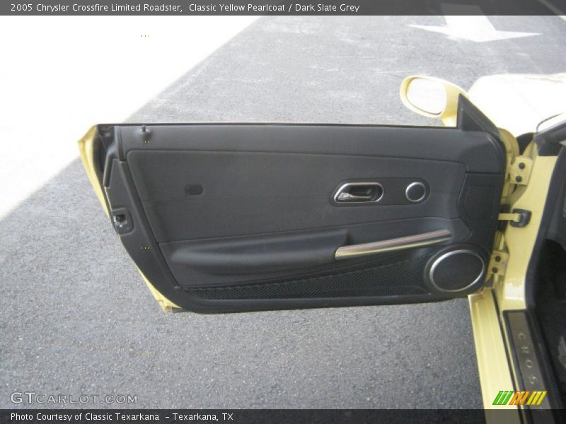 Classic Yellow Pearlcoat / Dark Slate Grey 2005 Chrysler Crossfire Limited Roadster