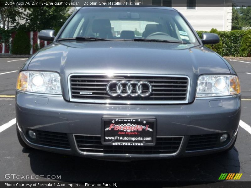 Dolphin Grey Metallic / Platinum 2004 Audi A6 2.7T S-Line quattro Sedan