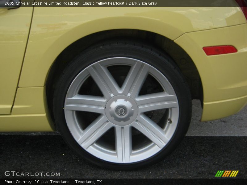 Classic Yellow Pearlcoat / Dark Slate Grey 2005 Chrysler Crossfire Limited Roadster