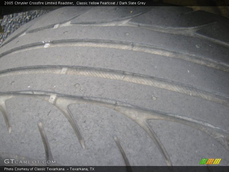 Classic Yellow Pearlcoat / Dark Slate Grey 2005 Chrysler Crossfire Limited Roadster