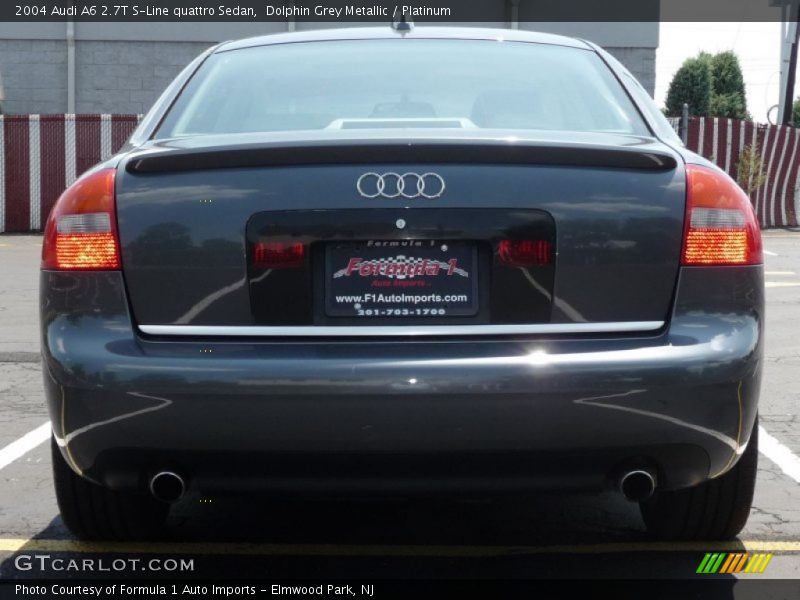 Dolphin Grey Metallic / Platinum 2004 Audi A6 2.7T S-Line quattro Sedan