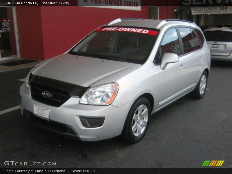 Fine Silver / Gray 2007 Kia Rondo LX