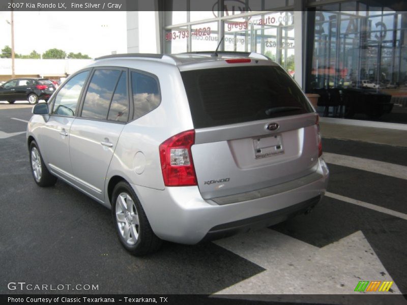 Fine Silver / Gray 2007 Kia Rondo LX