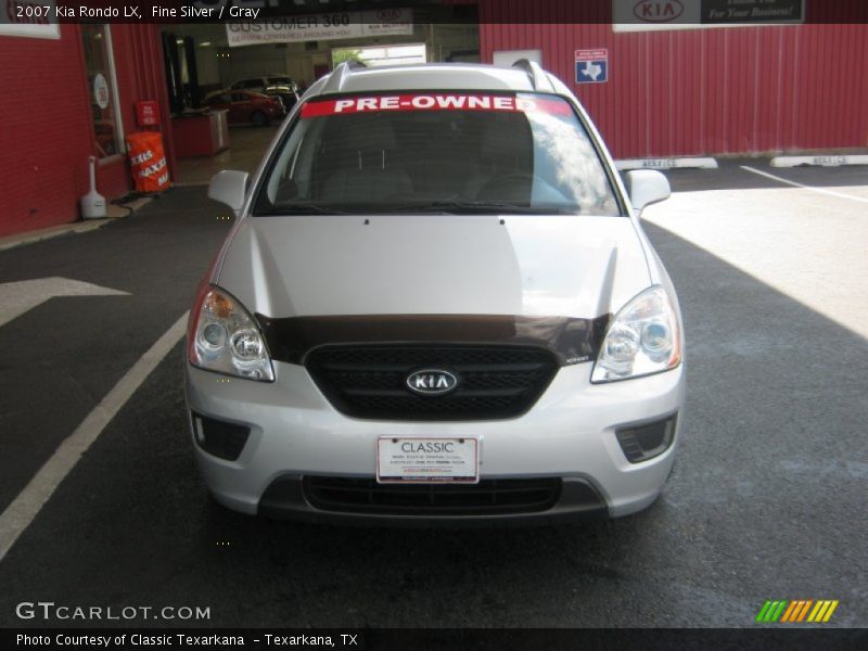 Fine Silver / Gray 2007 Kia Rondo LX