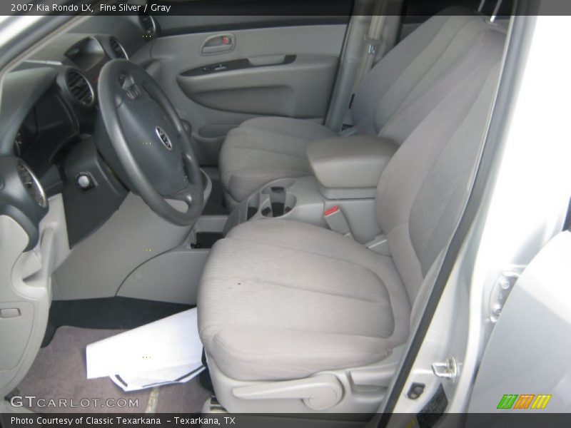 Fine Silver / Gray 2007 Kia Rondo LX