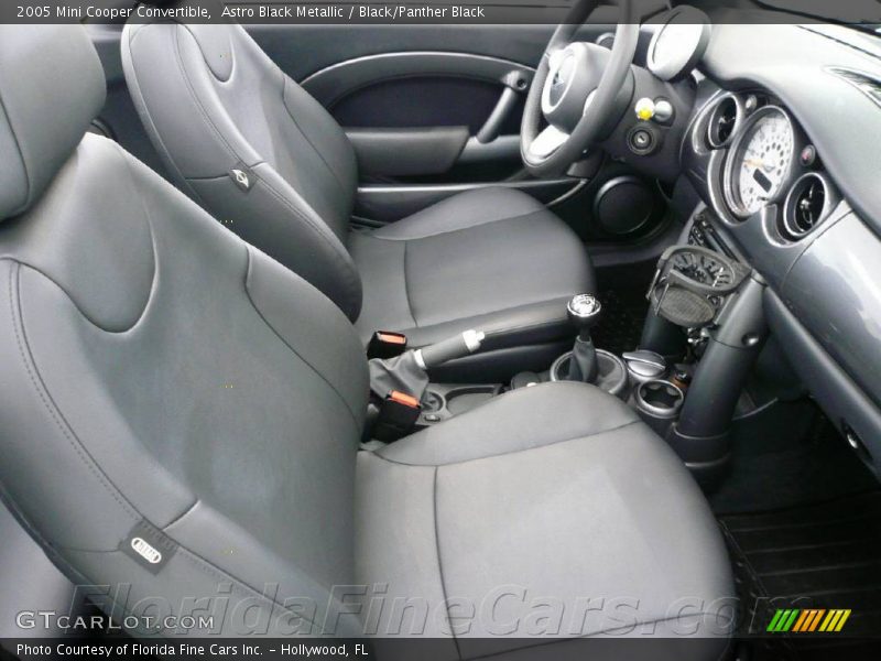 Astro Black Metallic / Black/Panther Black 2005 Mini Cooper Convertible