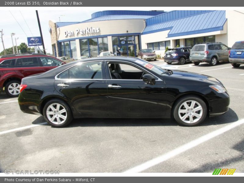 Obsidian Black / Black 2008 Lexus ES 350
