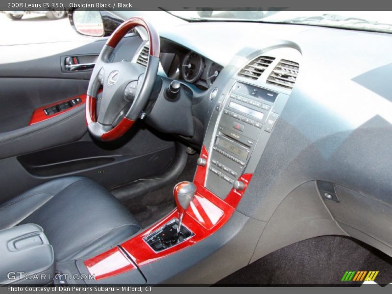 Obsidian Black / Black 2008 Lexus ES 350