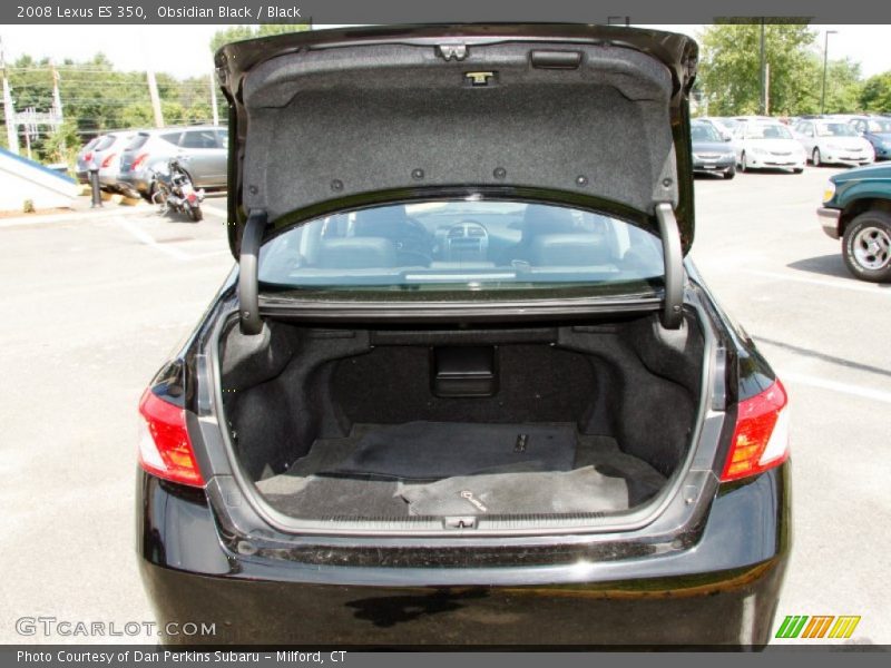 Obsidian Black / Black 2008 Lexus ES 350