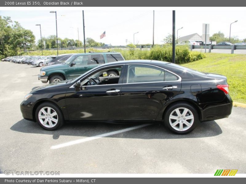 Obsidian Black / Black 2008 Lexus ES 350