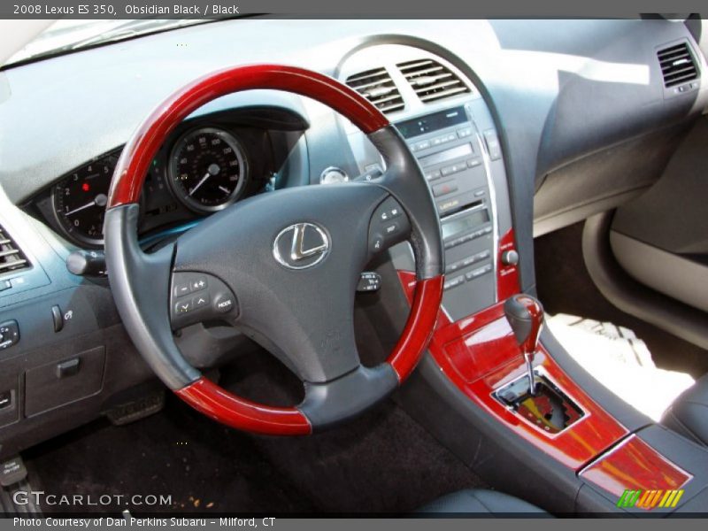 Obsidian Black / Black 2008 Lexus ES 350