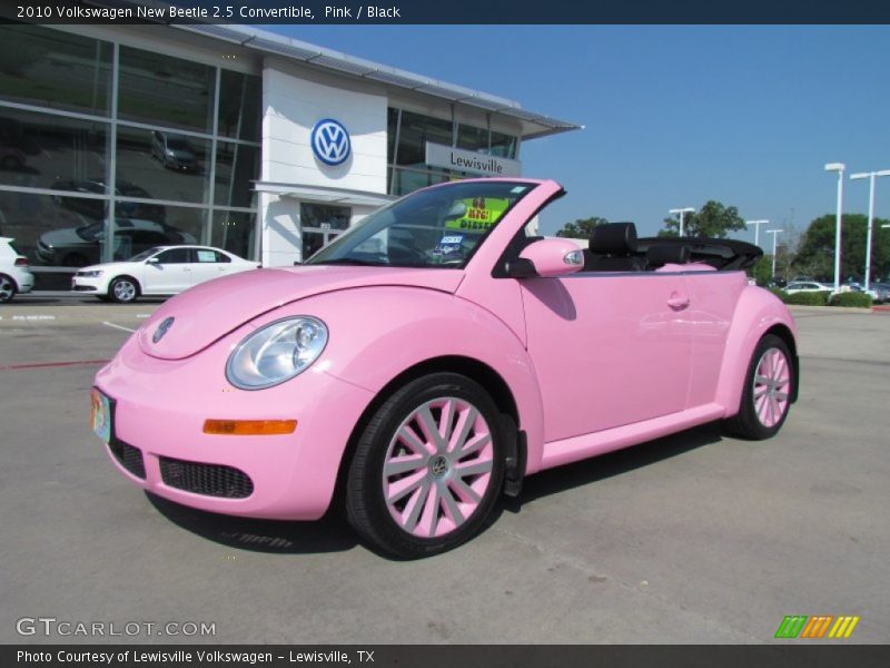 Pink / Black 2010 Volkswagen New Beetle 2.5 Convertible