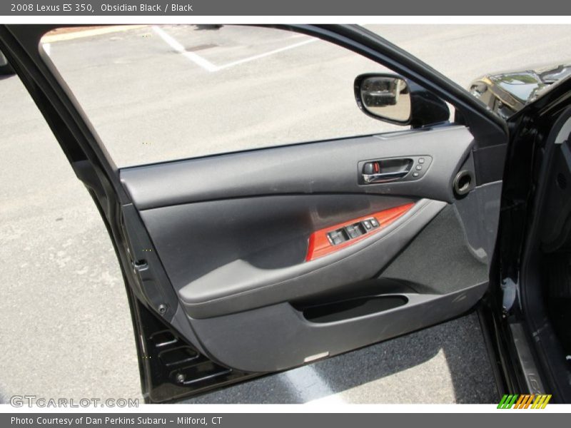 Obsidian Black / Black 2008 Lexus ES 350