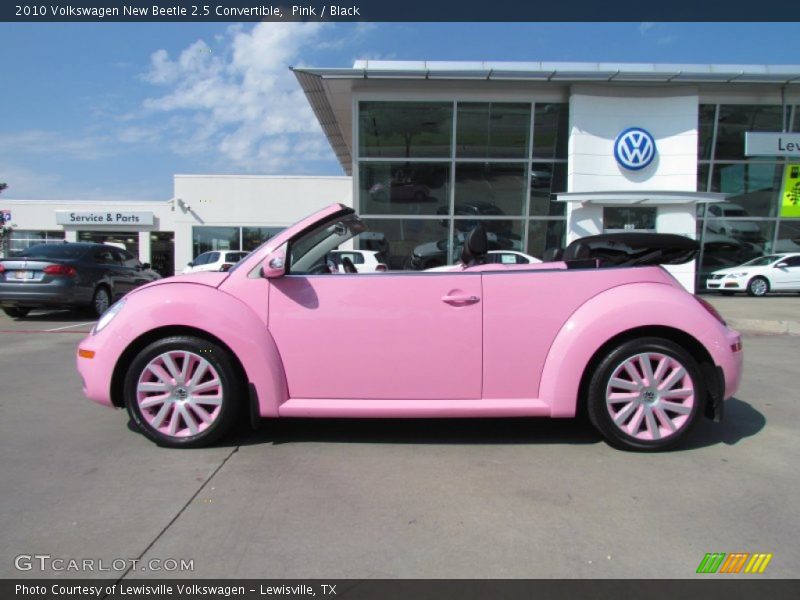 Pink / Black 2010 Volkswagen New Beetle 2.5 Convertible