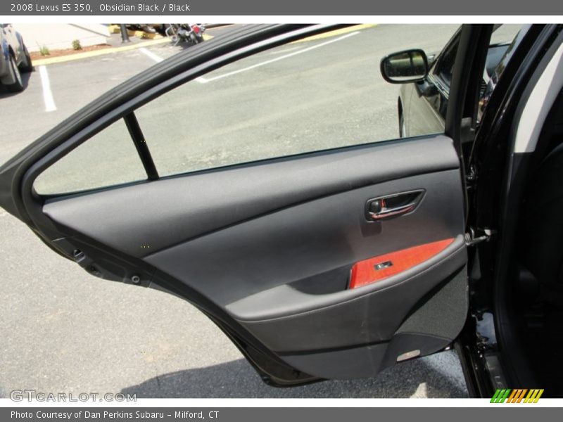 Obsidian Black / Black 2008 Lexus ES 350