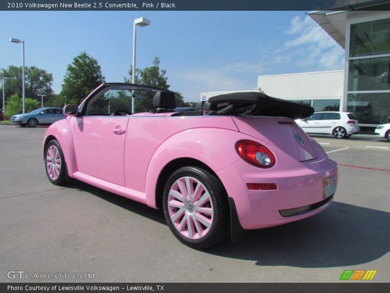 Pink / Black 2010 Volkswagen New Beetle 2.5 Convertible