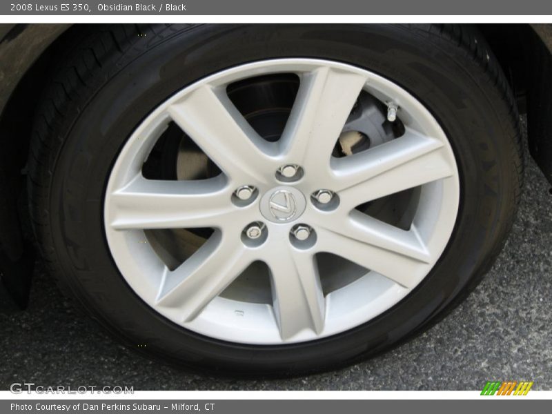 Obsidian Black / Black 2008 Lexus ES 350